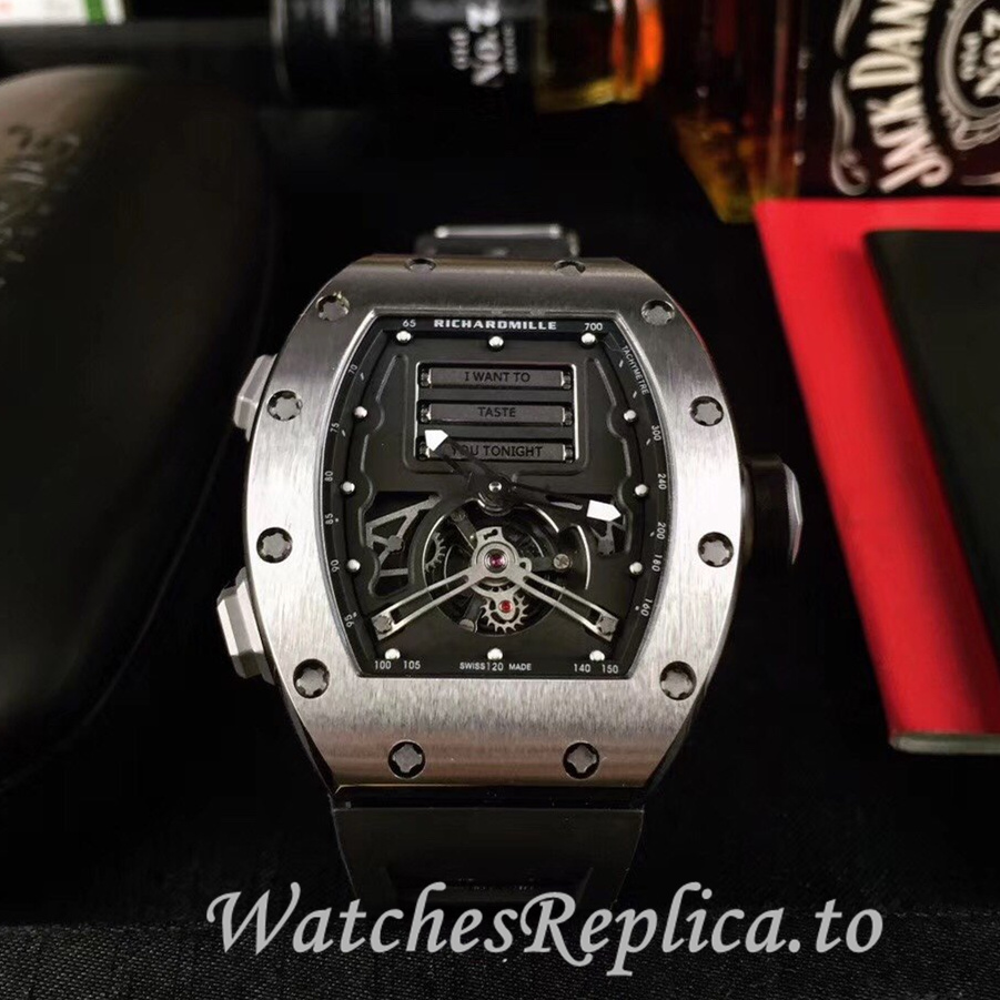 Richard Mille Replica RM69Ti Rubber strap 50MM - WatchesReplica.is