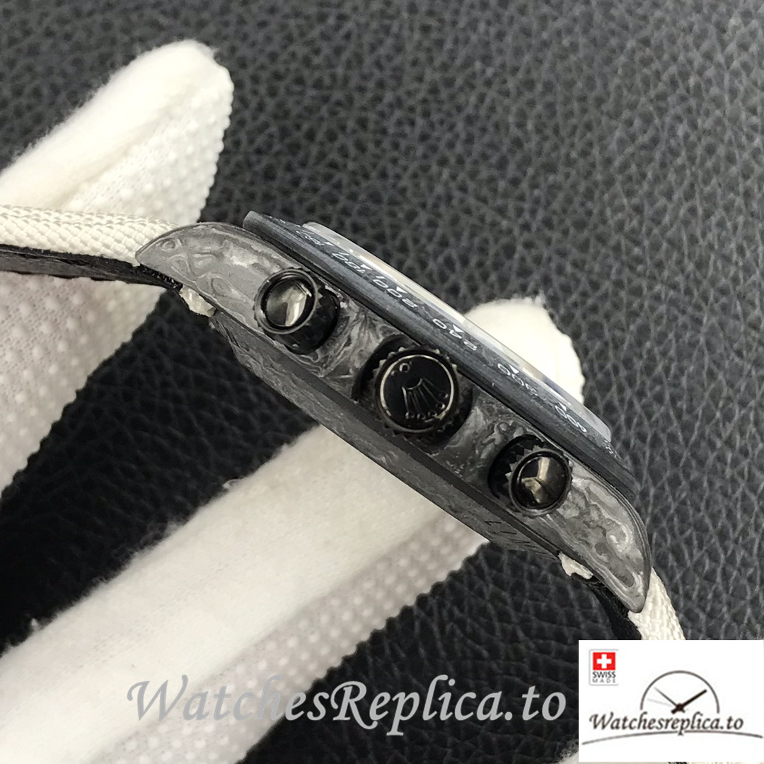 Swiss Rolex Daytona Replica Canvas strap 40MM - WatchesReplica.is