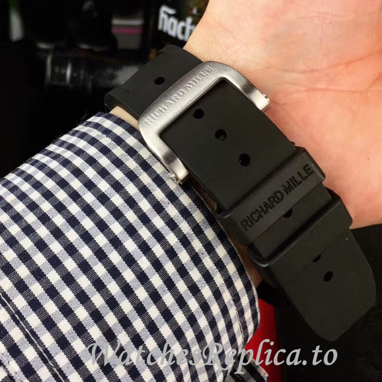 Richard Mille Replica RM052 Rubber strap 50MM - WatchesReplica.is
