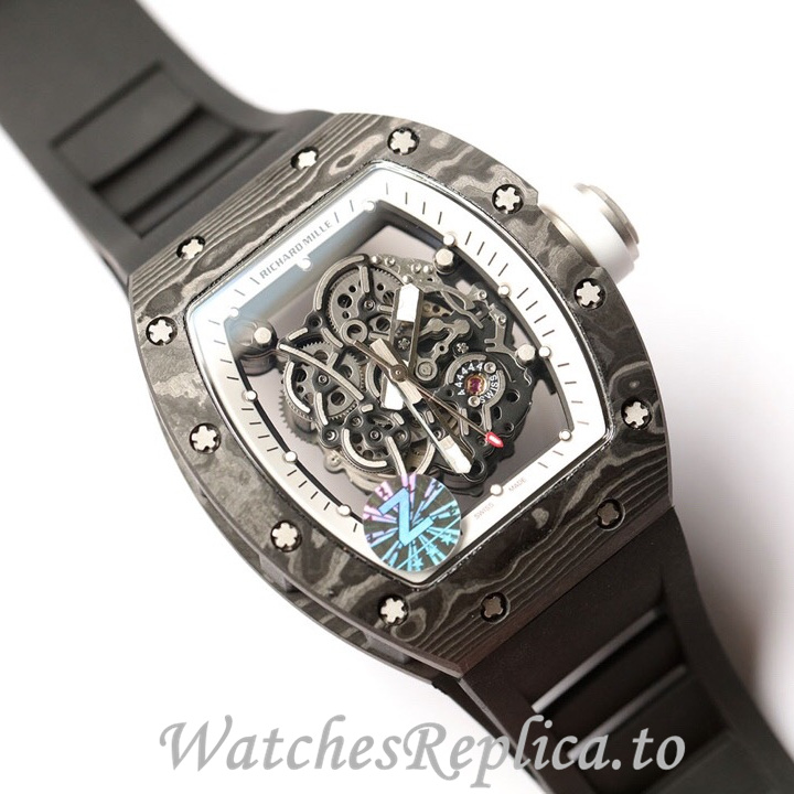 Richard Mille Replica RM055 Rubber strap 50MM - WatchesReplica.is
