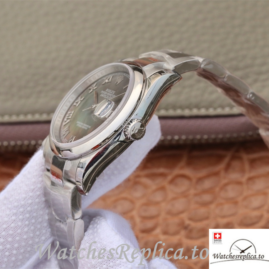 Swiss Rolex Datejust Replica 116200 Stainless steel strap 36MM - WatchesReplica.is