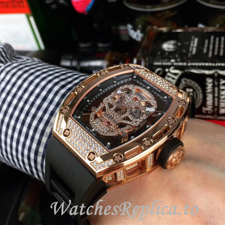 Richard Mille Replica RM052 Rubber strap 50MM - WatchesReplica.is