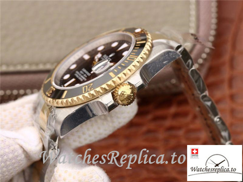 Swiss Rolex Submariner Date Replica 116613LN 002 Black Bezel 40MM - WatchesReplica.is