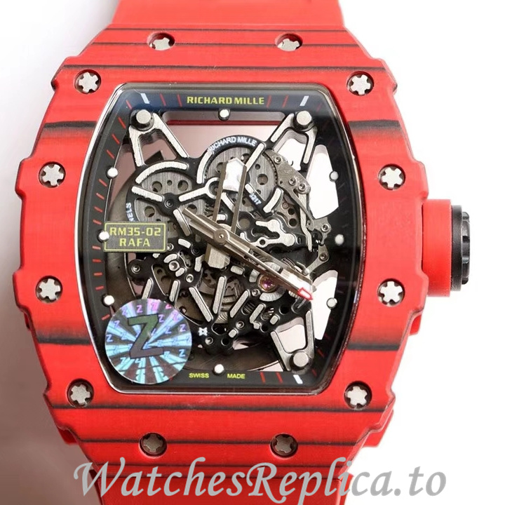 Richard Mille Replica RM35-02 Rubber strap 50MM - WatchesReplica.is