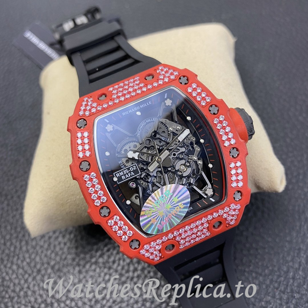 Richard Mille Replica RM035-02 Rubber strap 50MM - WatchesReplica.is