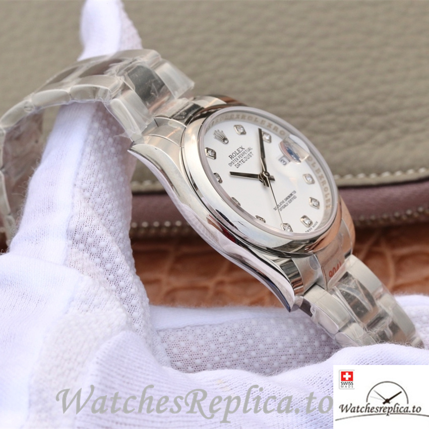 Swiss Rolex Datejust Replica 116200 Stainless steel strap 36MM - WatchesReplica.is