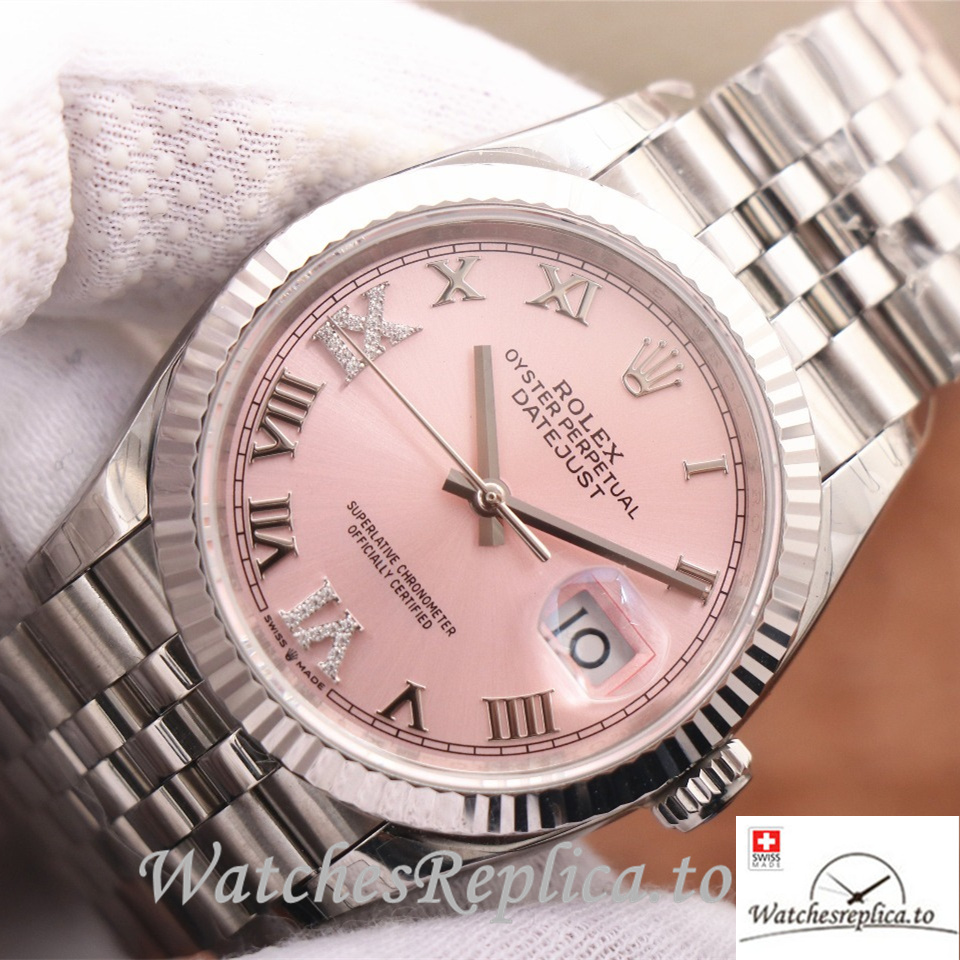 Swiss Rolex Datejust Replica 126233 Stainless steel strap 36MM - WatchesReplica.is