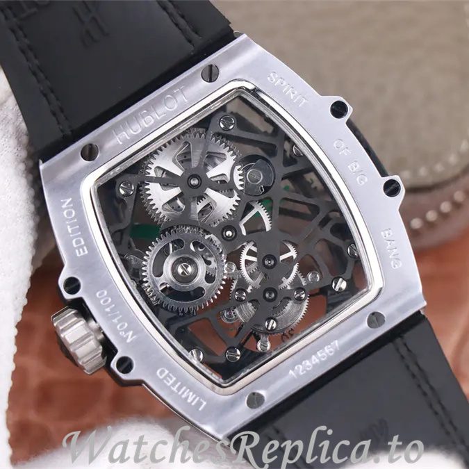 Hublot Replica MASTERPIECE Series Leather strap 45MM - WatchesReplica.is