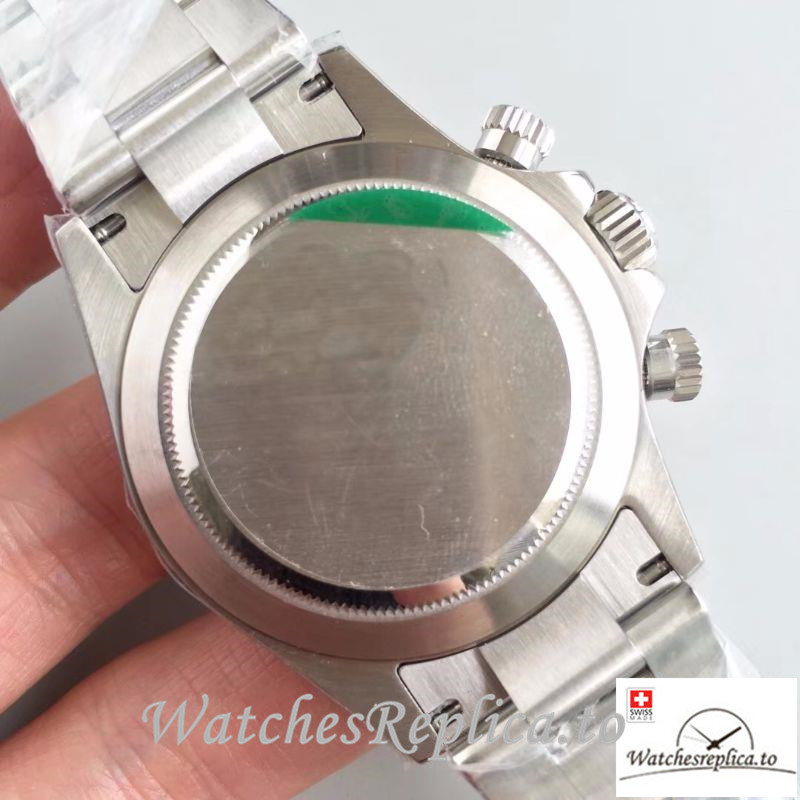 Swiss Rolex Daytona Cosmograph Replica 116520 003 Silver Strap 40MM - WatchesReplica.is