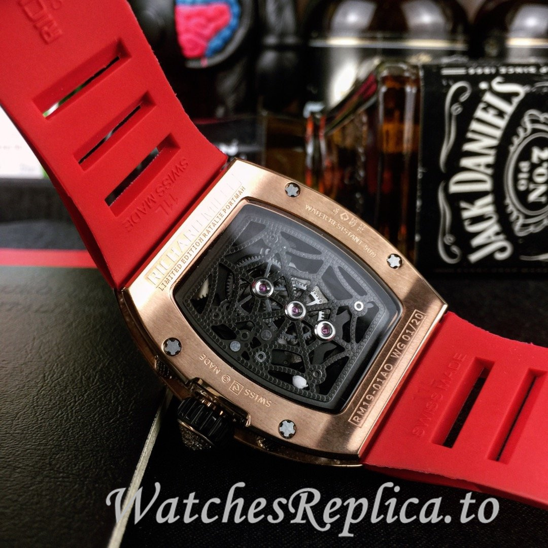 Richard Mille Replica RM19-01 Rubber strap 50MM - WatchesReplica.is