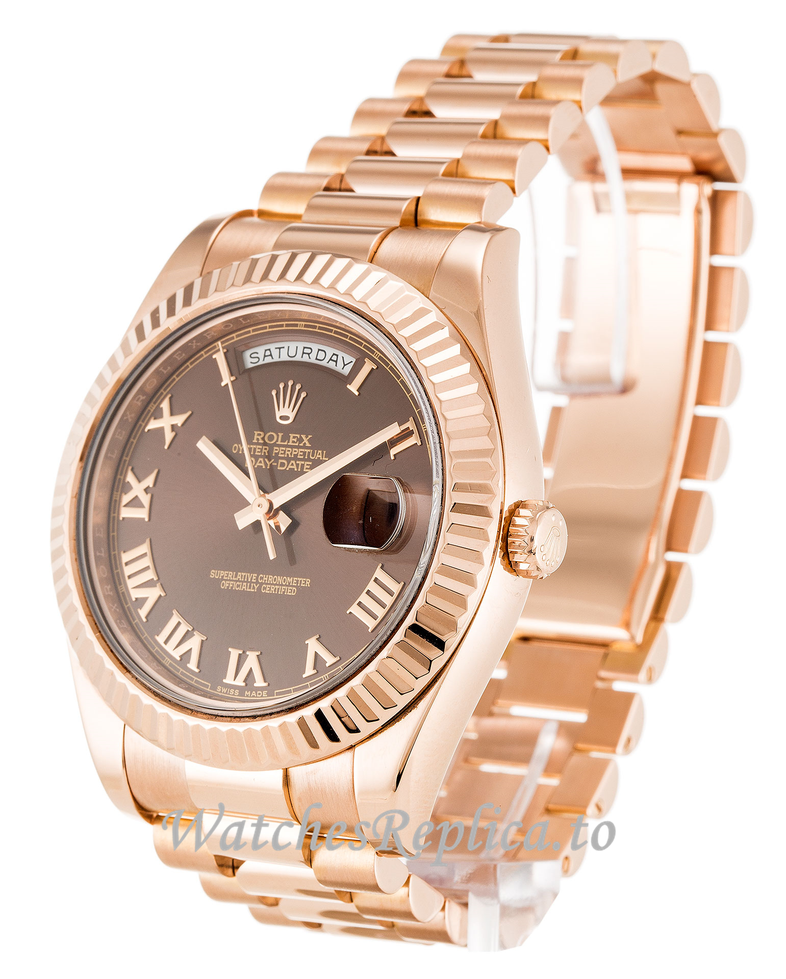 Rolex Day-Date II Chocolate Dial 218235 - WatchesReplica.is