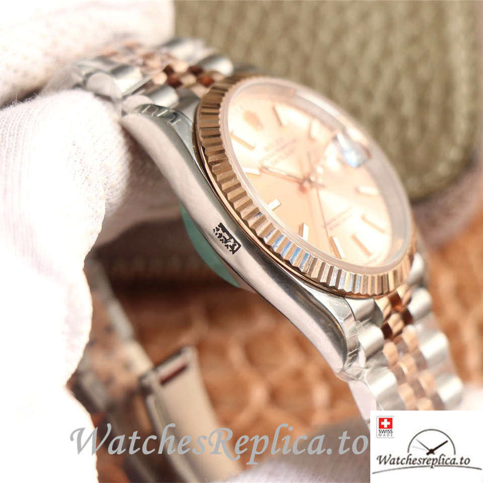 Swiss Rolex Datejust Replica 126233 Stainless steel strap 36MM - WatchesReplica.is
