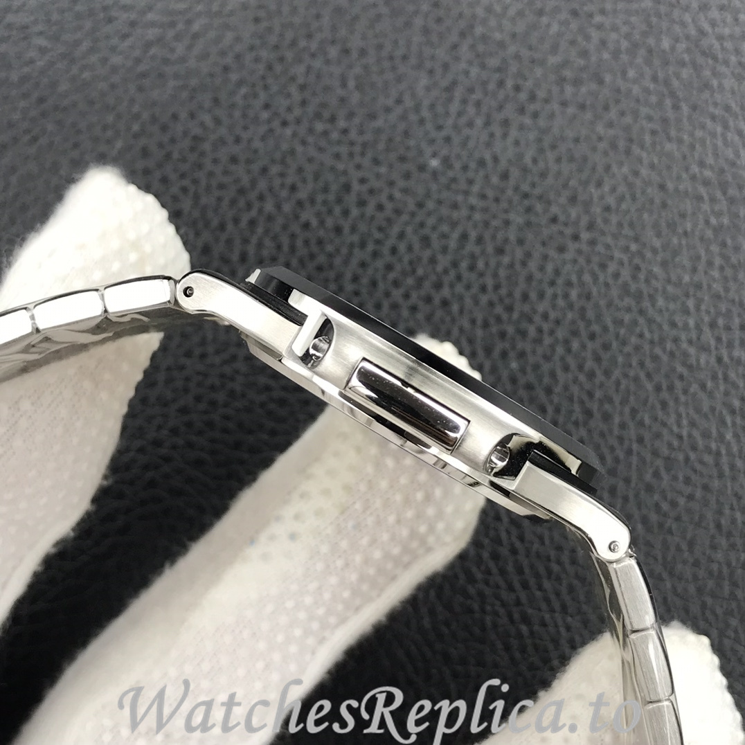 Patek Philippe Replica Nautilus 5711 Platinum strap 40MM - WatchesReplica.is