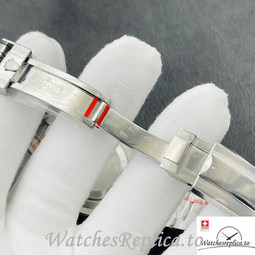 Swiss Rolex Submariner Replica Stainless steel strap 40MM Blue Dial Diamonds - WatchesReplica.is