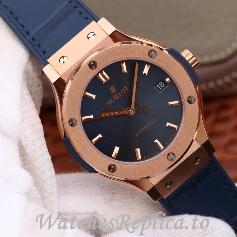 Hublot Replica 511.zp Leather strap 42MM - WatchesReplica.is
