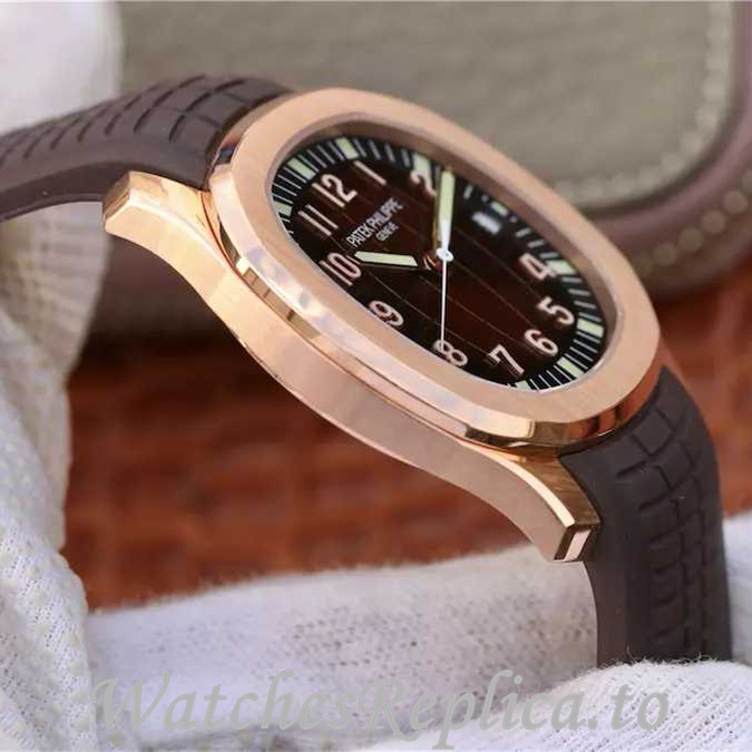 Patek Philippe Replica Aquanaut Rubber strap 42MM - WatchesReplica.is