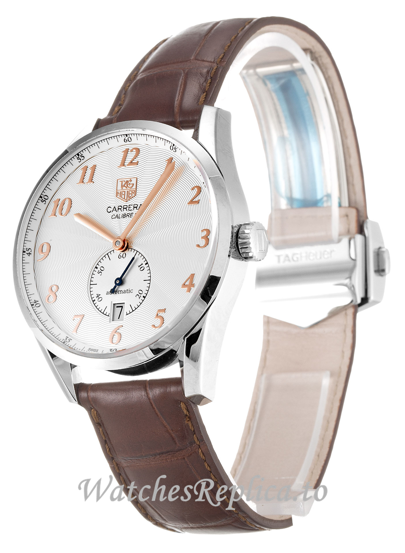 Tag Heuer Carrera Silver Dial WAS2112.FC6181 38MM - WatchesReplica.is