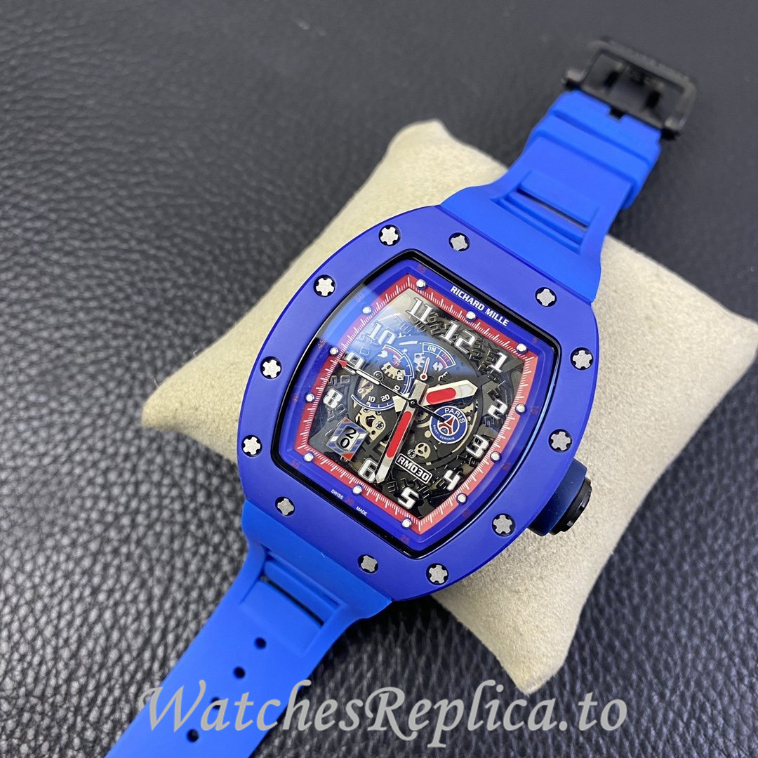 Richard Mille Replica RM030 Rubber strap 50MM - WatchesReplica.is