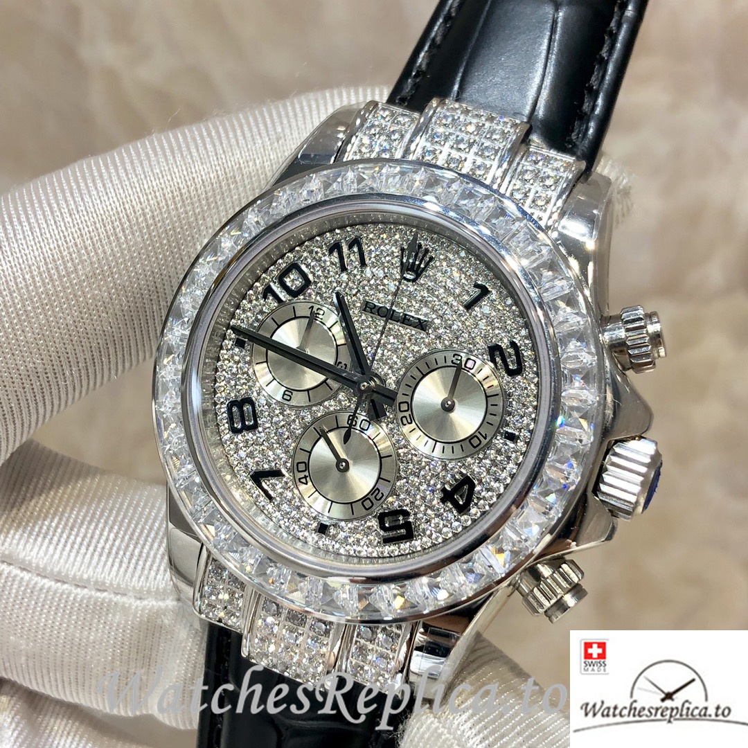 Swiss Rolex Daytona 116599 Replica Leather strap 40MM - WatchesReplica.is