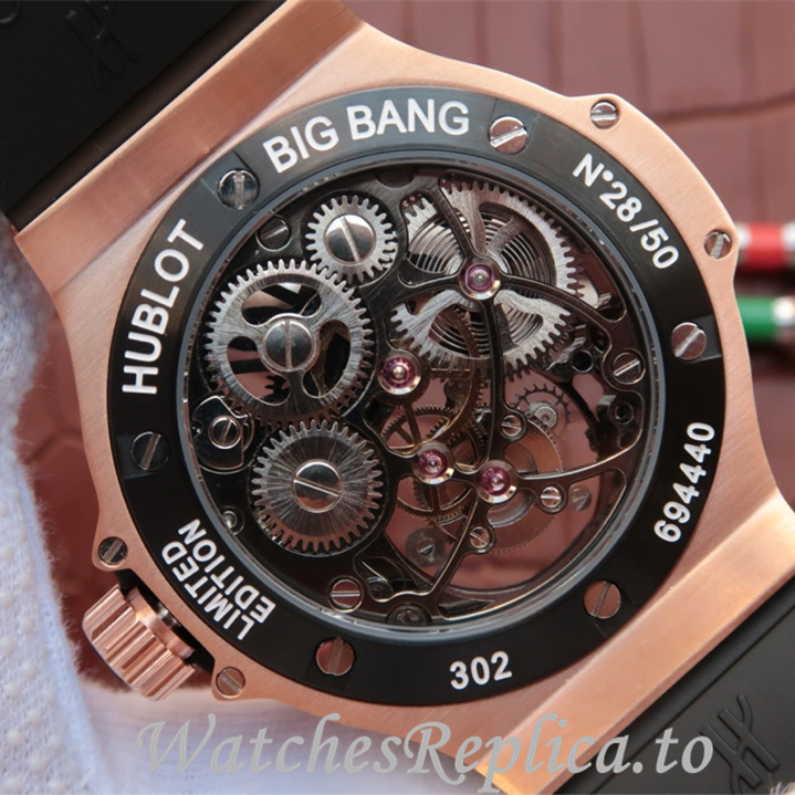 Hublot Replica Big Bang Rubber strap 44MM - WatchesReplica.is