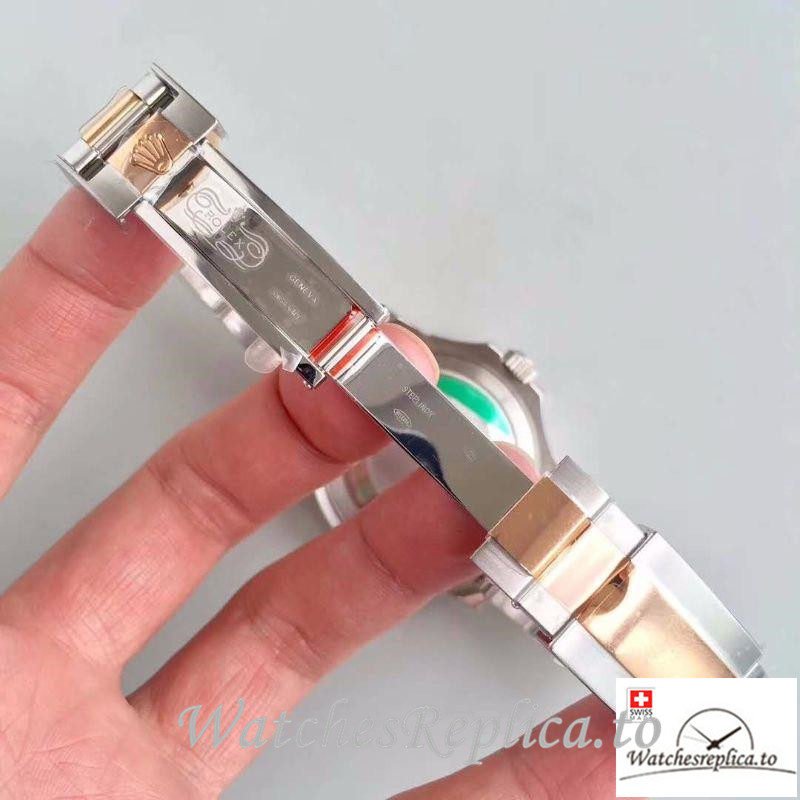 Swiss Rolex Yacht Master Replica 116621 Rose Gold Bezel 40MM - WatchesReplica.is