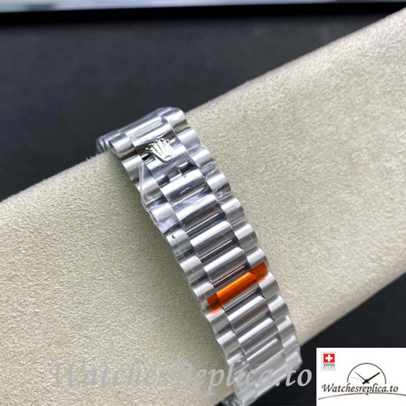 Swiss Rolex Day Date Replica m228349rbr-0007 Stainless steel strap 40MM - WatchesReplica.is