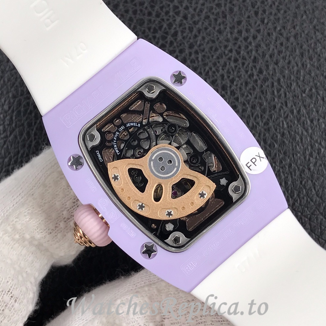 Richard Mille Replica RM-07 Rubber strap 50MM - WatchesReplica.is
