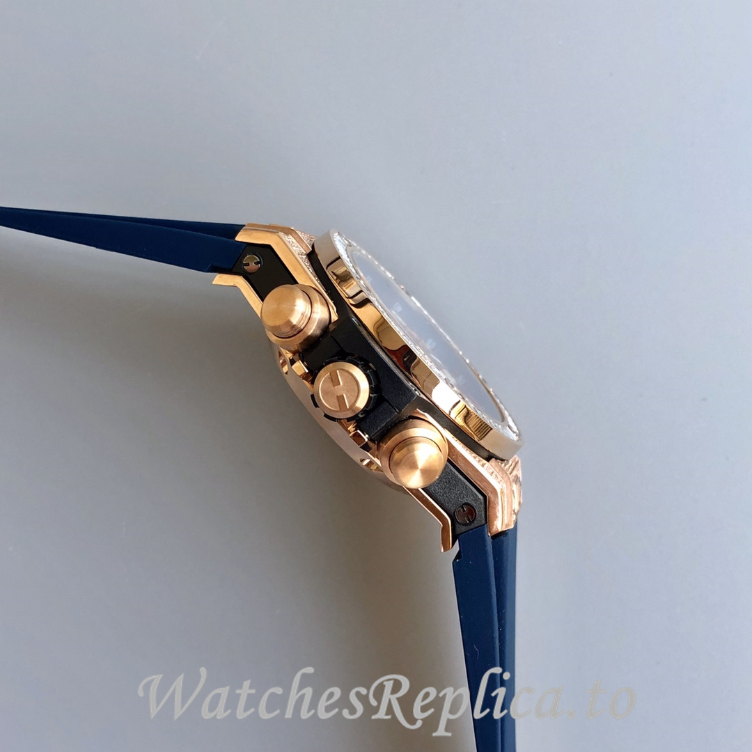 Hublot Replica Big Bang Gypsophila Chronograph v2 Rubber strap 45MM - WatchesReplica.is
