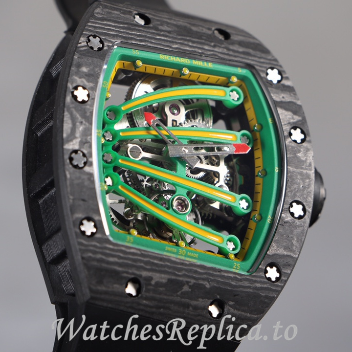 Richard Mille Replica RM59-01 Rubber strap 51MM - WatchesReplica.is