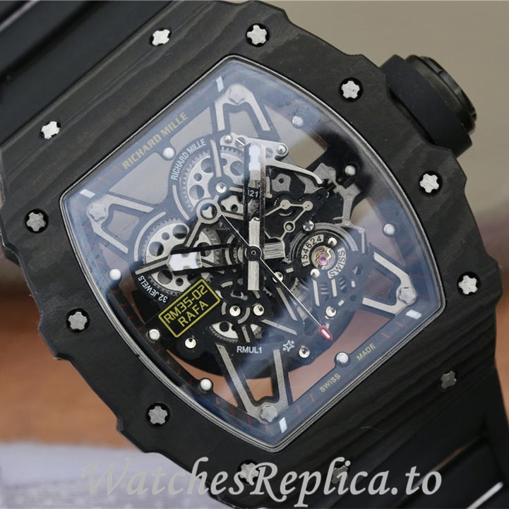 Richard Mille Replica RM035-02 Rubber strap 50MM - WatchesReplica.is
