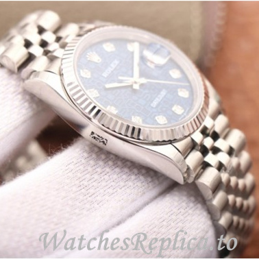 Swiss Rolex Datejust Replica 126233 Stainless steel strap 36MM - WatchesReplica.is