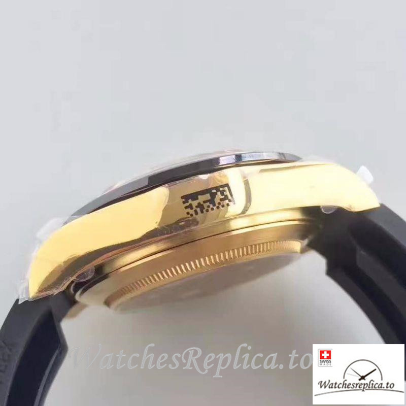 Swiss Rolex Daytona Cosmograph Replica 116518LN Rubber Strap 40MM - WatchesReplica.is