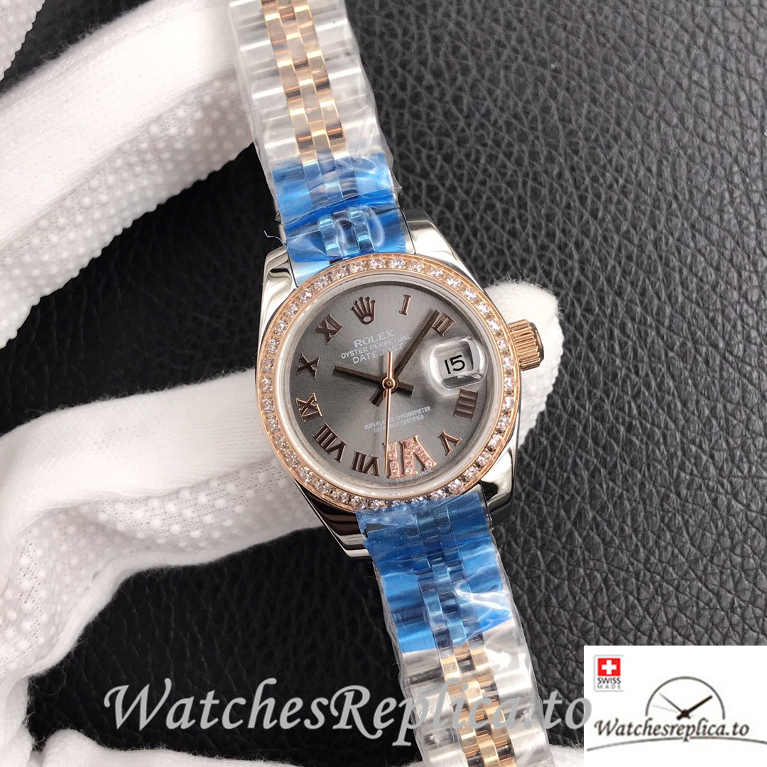 Swiss Rolex Datejust Replica 279381 Stainless steel strap 28MM - WatchesReplica.is