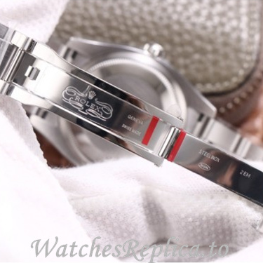 Swiss Rolex Oyster Perpetual Replica 116000 Stainless steel strap 36MM - WatchesReplica.is