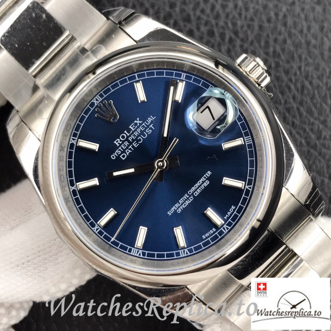 Swiss Rolex Datejust 126334 Replica Stainless steel strap 41MM - WatchesReplica.is