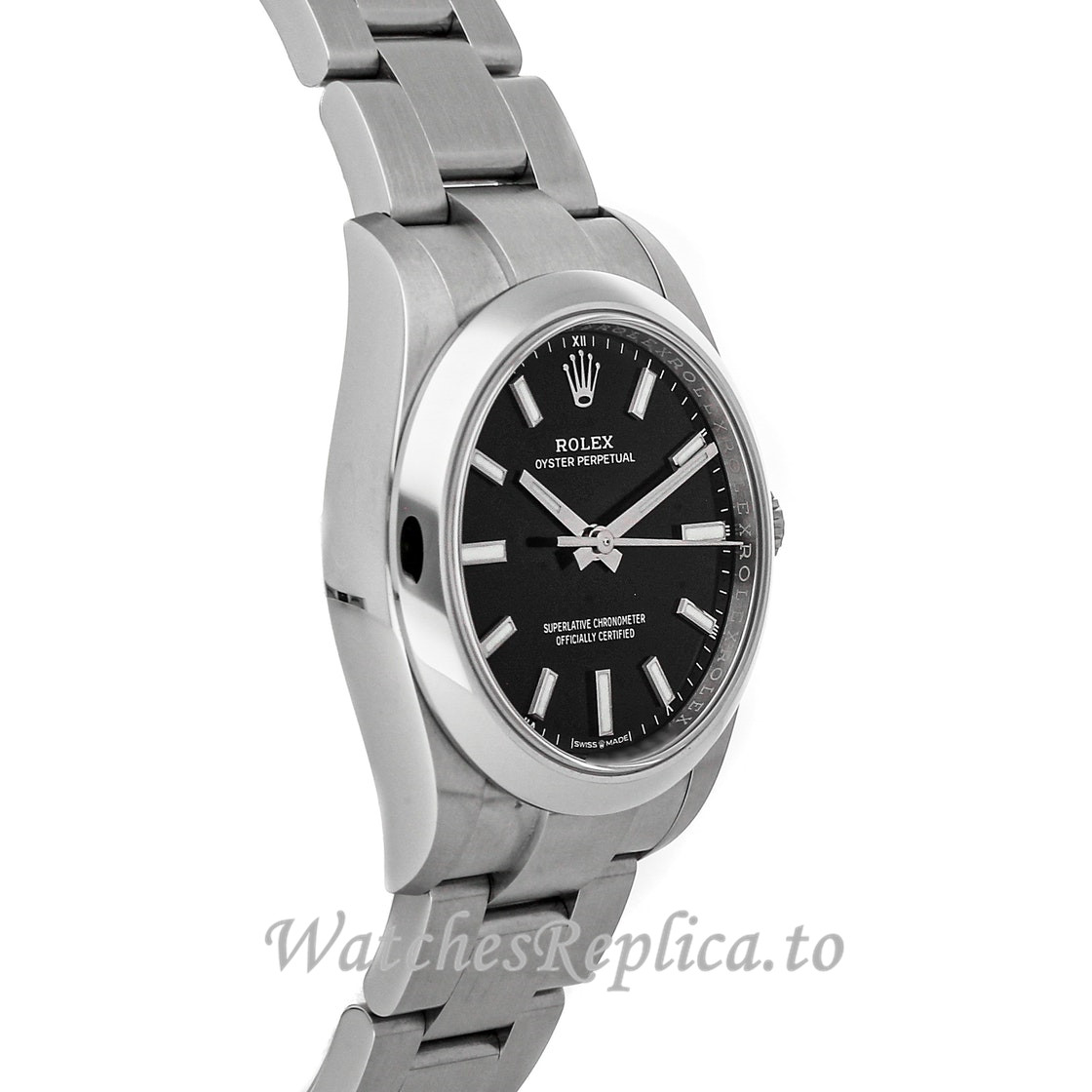 Replica Rolex Oyster Perpetual 124200 34mm Unisex Watch - WatchesReplica.is