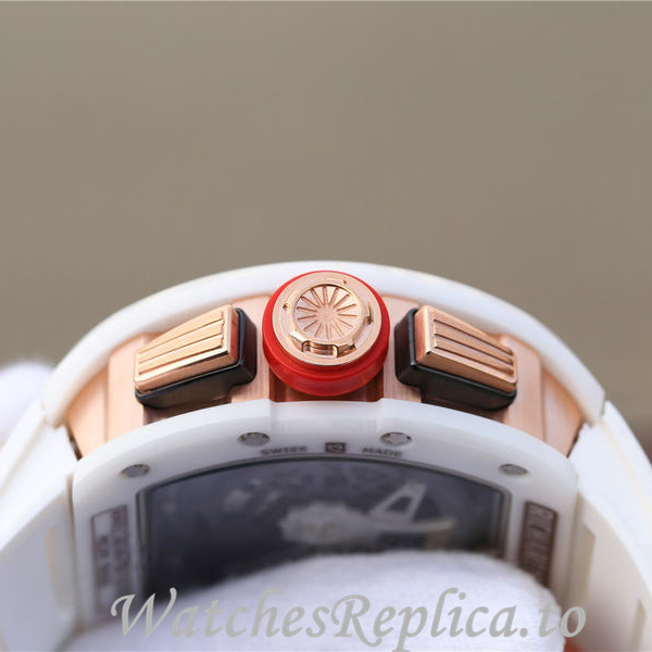 Richard Mille Replica RM011 Rubber strap 50MM - WatchesReplica.is