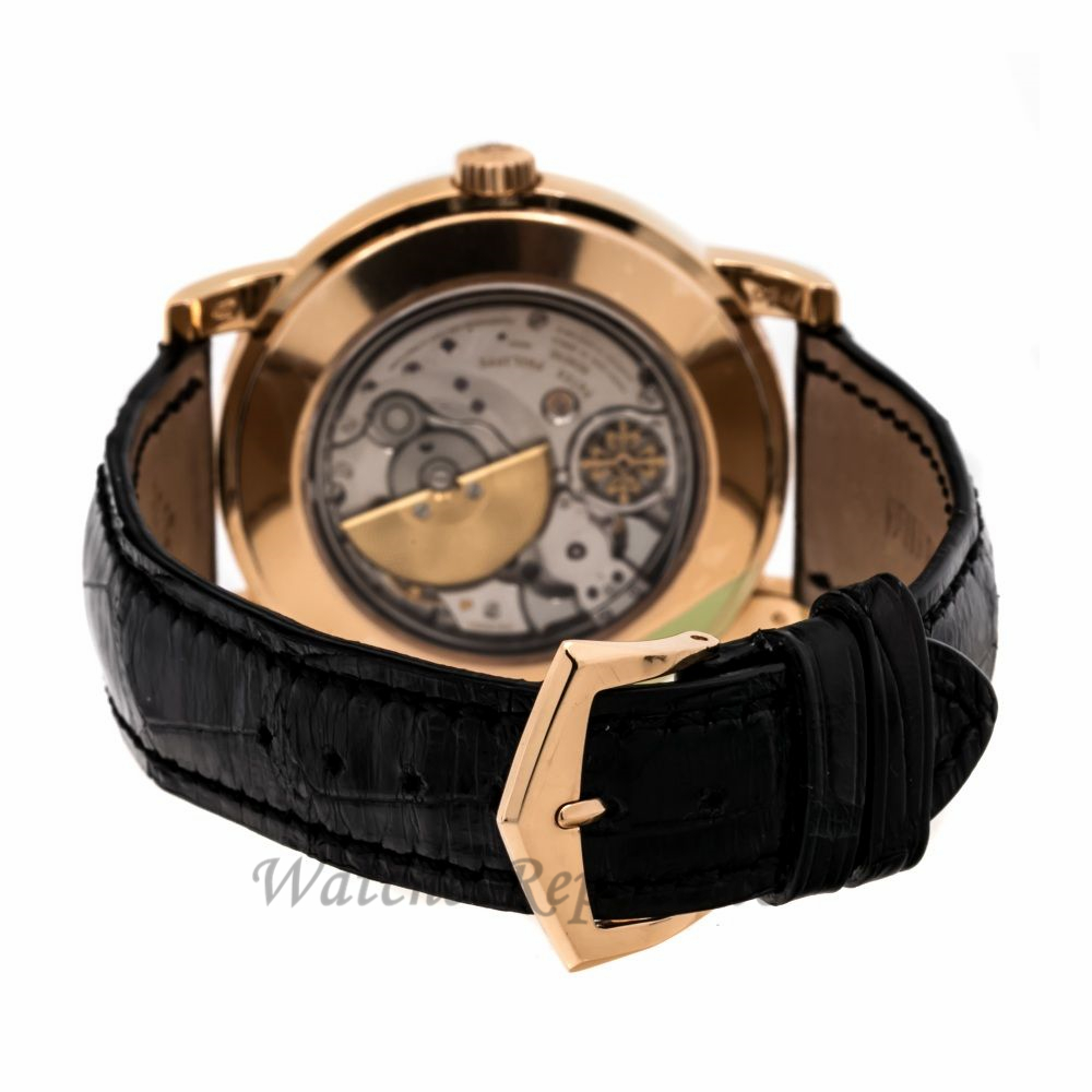 Patek Philippe Replica Grand Complications Rose Gold Perpetual Calendar Watch 5074R001 - WatchesReplica.is