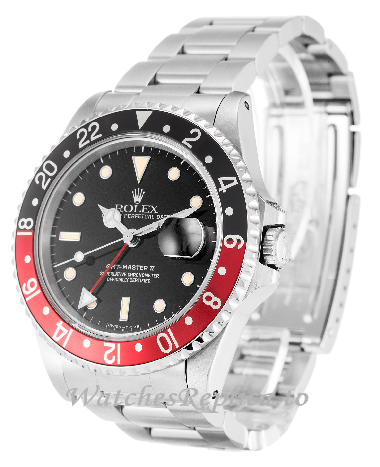 Rolex GMT Master Black Dial II 16710 - WatchesReplica.is