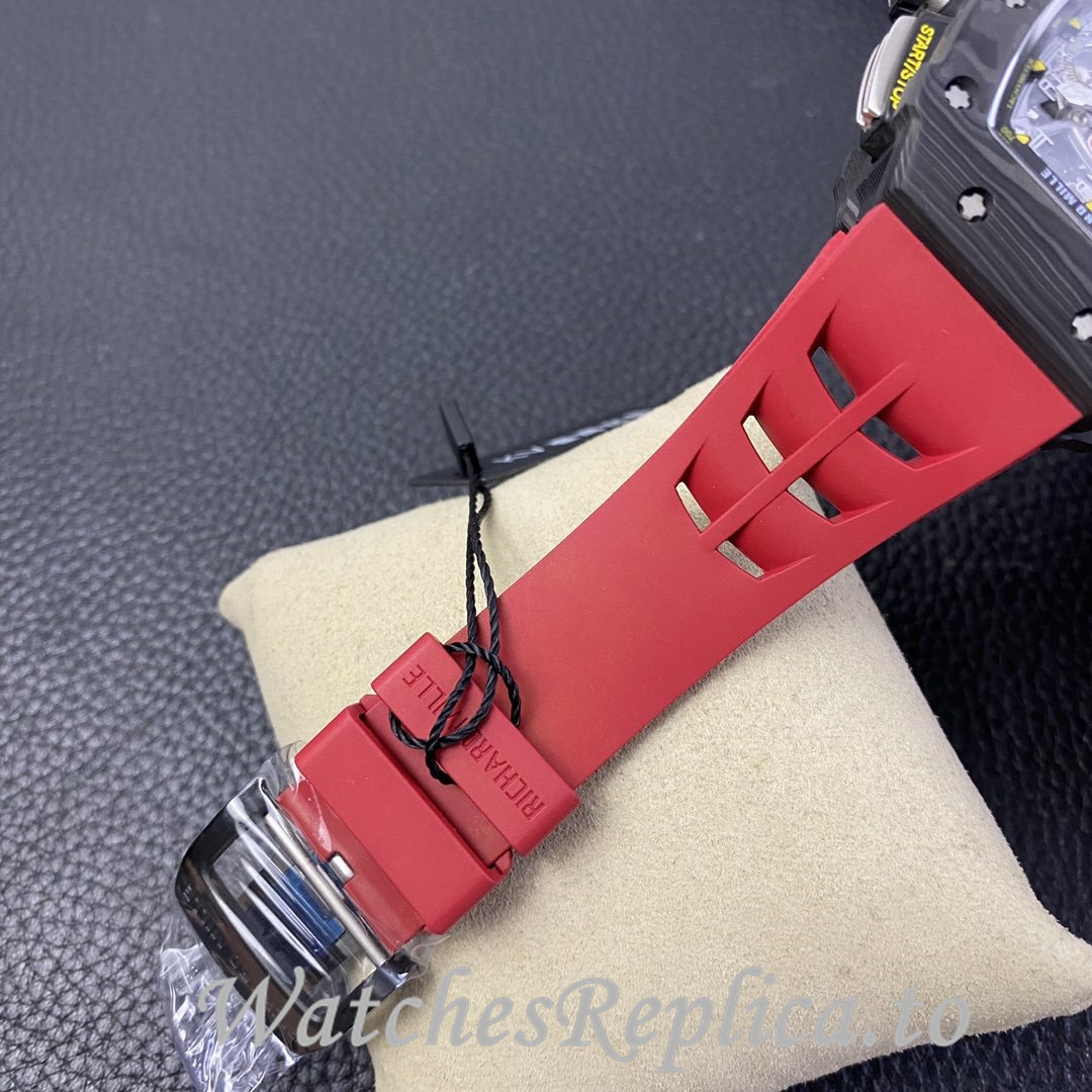 Richard Mille Replica RM-011 Rubber strap 50MM - WatchesReplica.is