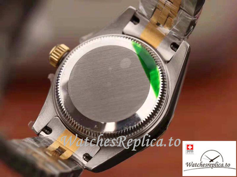 Swiss Rolex Datejust Replica 19967 Yellow Gold Dial 28MM - WatchesReplica.is