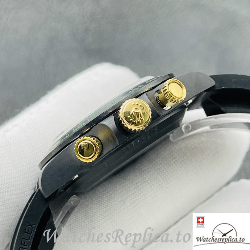 Swiss Rolex Daytona Replica Rubber strap 40MM - WatchesReplica.is
