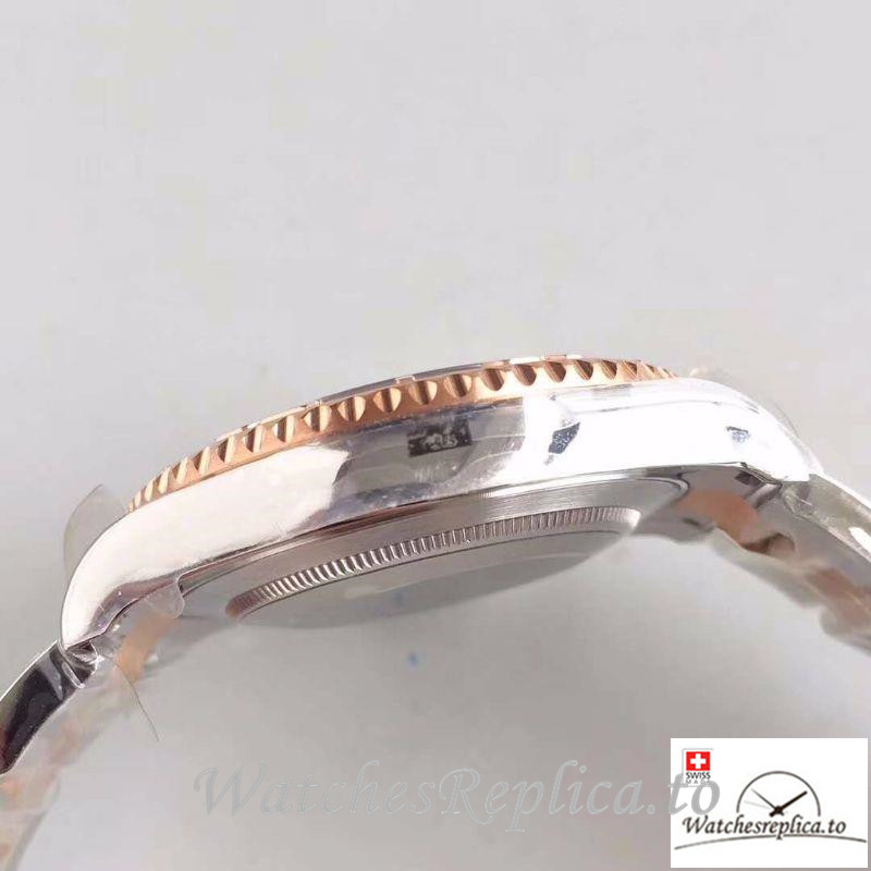 Swiss Rolex Yacht Master Replica 116621 Rose Gold Bezel 40MM - WatchesReplica.is