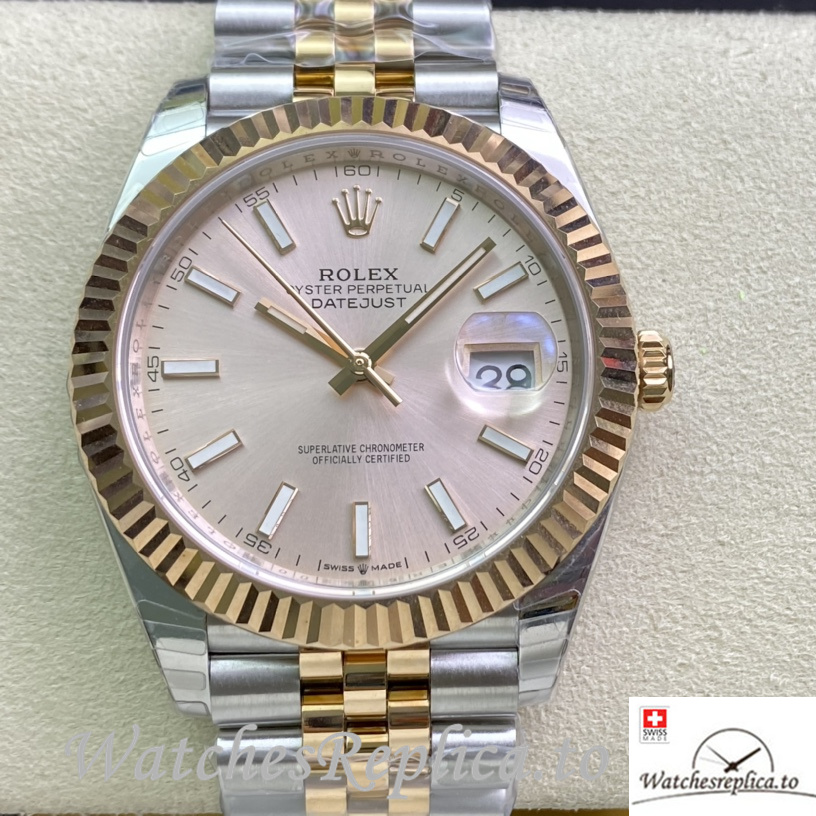 Swiss Rolex Datejust Replica 126333 Stainless steel strap 41MM - WatchesReplica.is
