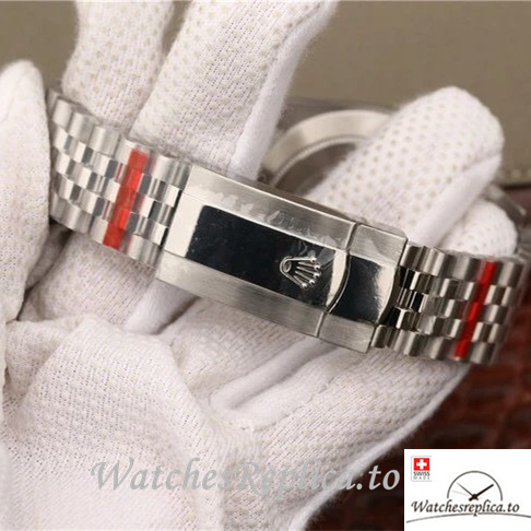 Swiss Rolex Datejust Replica 126300-0012 Stainless steel strap 41MM - WatchesReplica.is