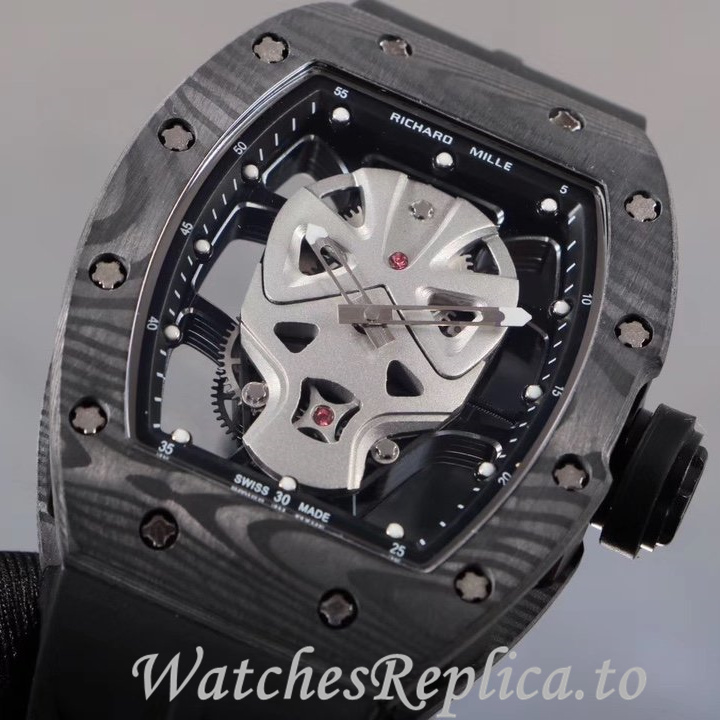 Richard Mille Replica RM52-06 Rubber strap 50MM - WatchesReplica.is