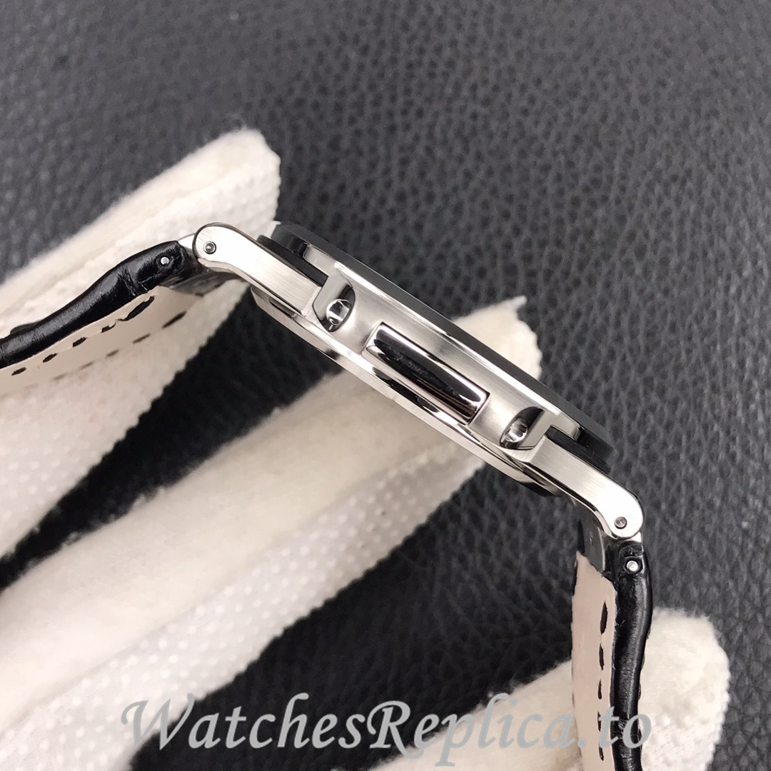 Patek Philippe Replica Nautilus 5711 Leather strap 40MM - WatchesReplica.is