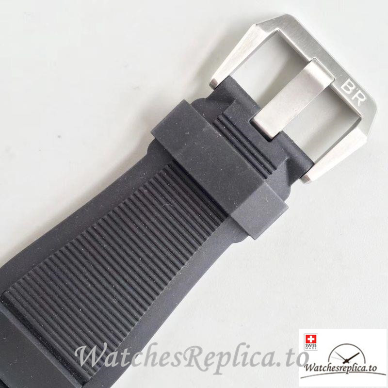 Swiss Bell & Ross Replica BR 03-92 Black Strap 42MM - WatchesReplica.is