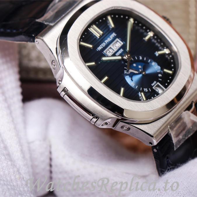 Patek Philippe Replica Nautilus 5726 Leather strap 40.5MM - WatchesReplica.is