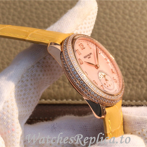 Patek Philippe Replica Complications 4968 Leather strap 33.3MM - WatchesReplica.is